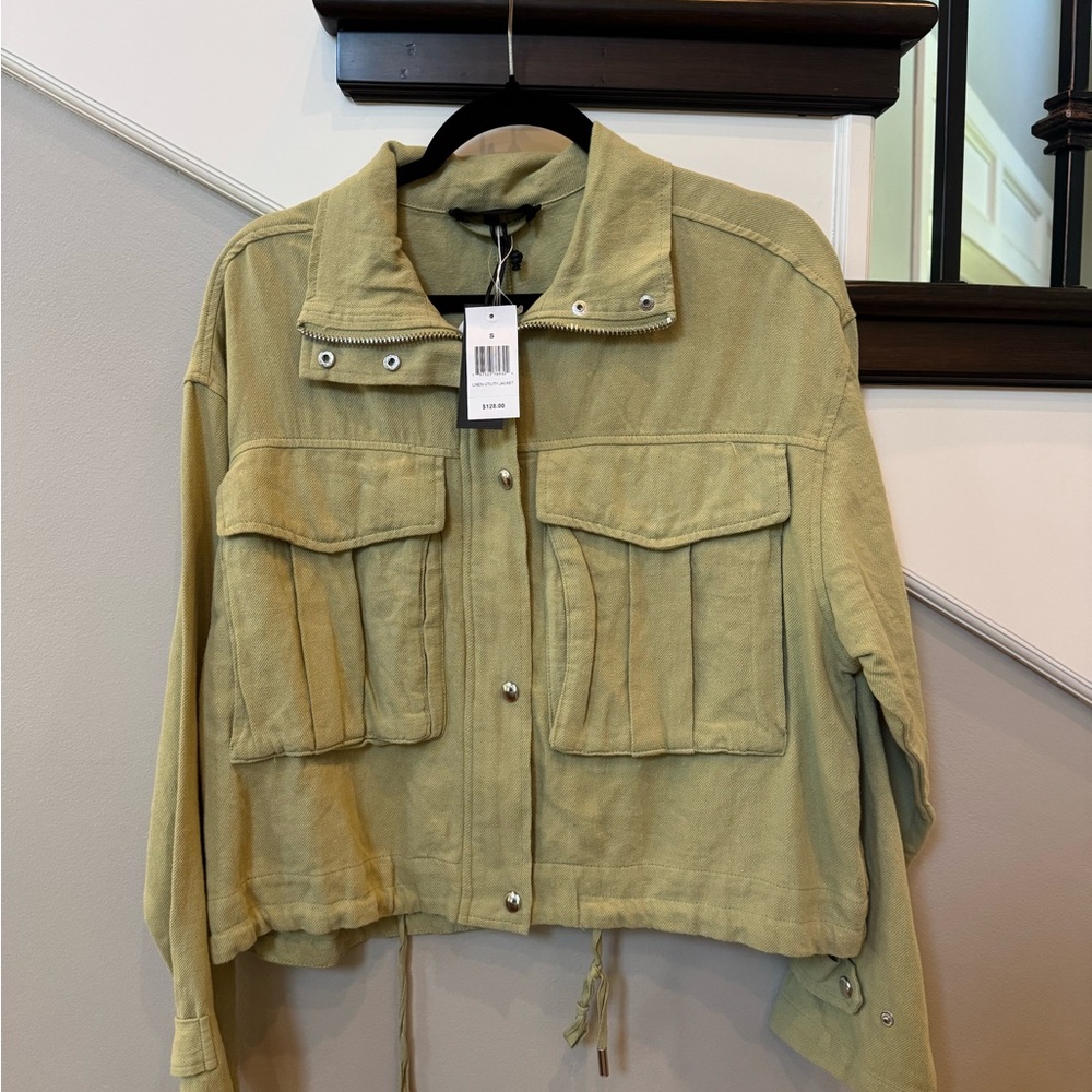 BLANK NYC Women's Green Jacket, Brand New! - Picture 2 of 4